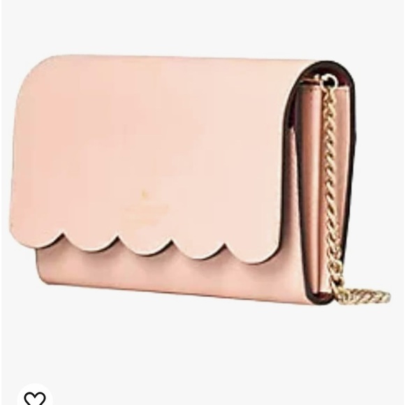 Kate Spade  Gemma wallet on a chain Crossbody bag  smooth leather  Violet  NWT - Picture 3 of 11